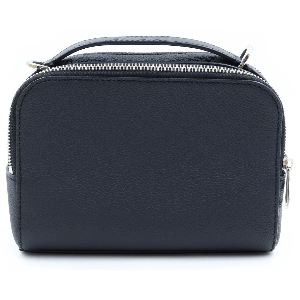 LOEWE(ロエベ) クロスボディ カメラバッグ ミニ ショルダーバッグ ブラック ソフトグレインカーフ CIL0011297884 シルバー金具 レディース