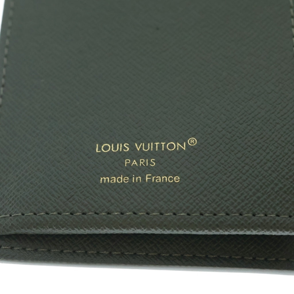 LOUIS VUITTON(ルイヴィトン) モノグラム サープラス ポルトフォイユ ブラザ PVC レザー 二つ折り長財布 ICタイプ カーキ グリーン系 M27055 レディース