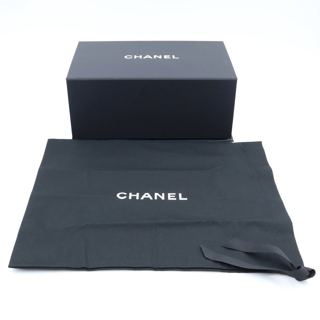 CHANEL(シャネル) ミニマトラッセ20 チェーンショルダーバッグ ブラック ラムスキン ゴールド金具 プレート A35200