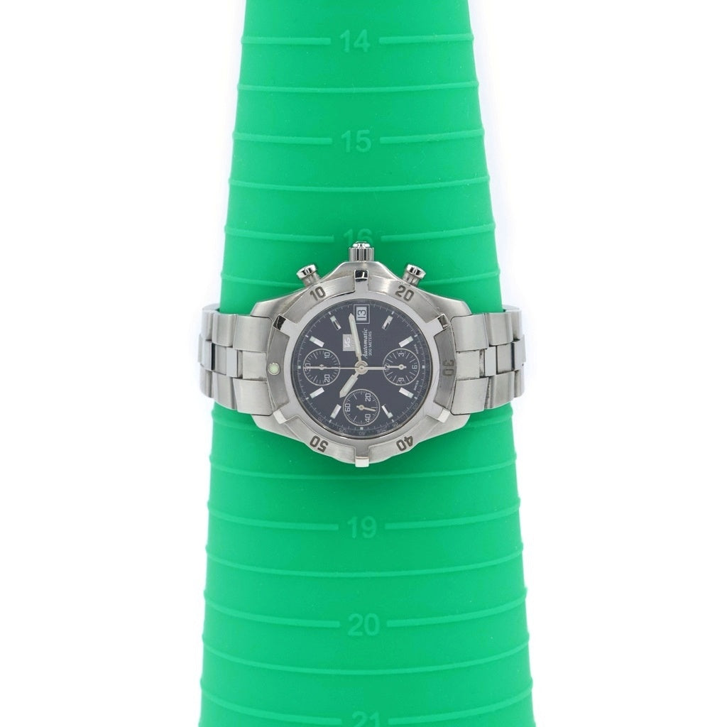 TAG HEUER(タグホイヤー) エクスクルーシブ クロノグラフ 黒文字盤 SS/AT ステンレス 自動巻き 腕時計 CN2111