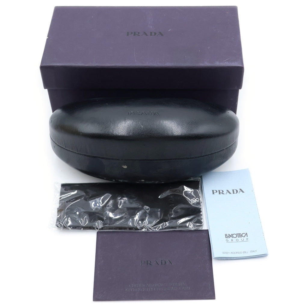 PRADA(プラダ) SPR12H スクエアフレーム サングラス アイウェア メガネ 眼鏡 カラーレンズ ブラウン レディース