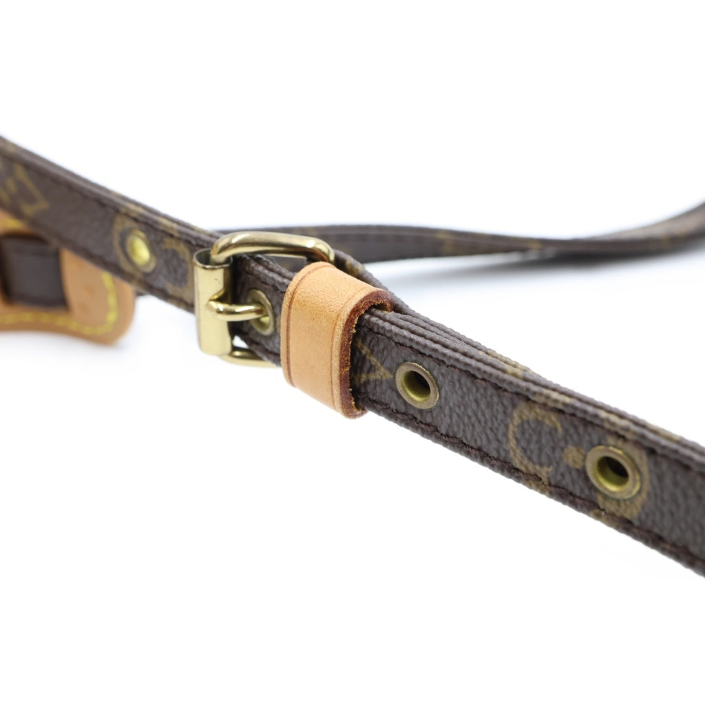 LOUIS VUITTON(ルイヴィトン) モノグラム ダヌーブ ショルダーバッグ ミニバッグ 斜め掛けバッグ ブラウン PVCレザー M45266 ゴールド金具 レディース