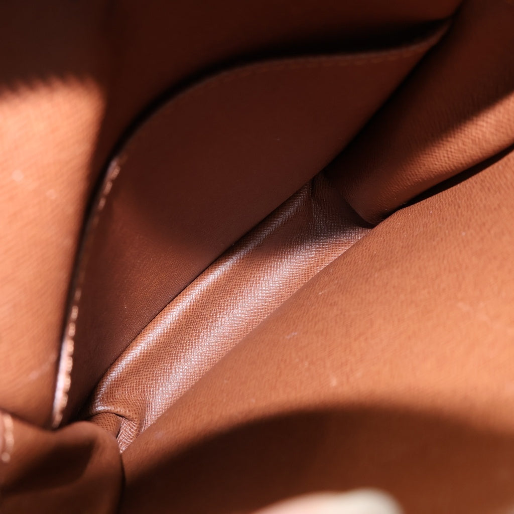 LOUIS VUITTON(ルイヴィトン) モノグラム ダヌーブ ショルダーバッグ ミニバッグ 斜め掛けバッグ ブラウン PVCレザー M45266 ゴールド金具 レディース