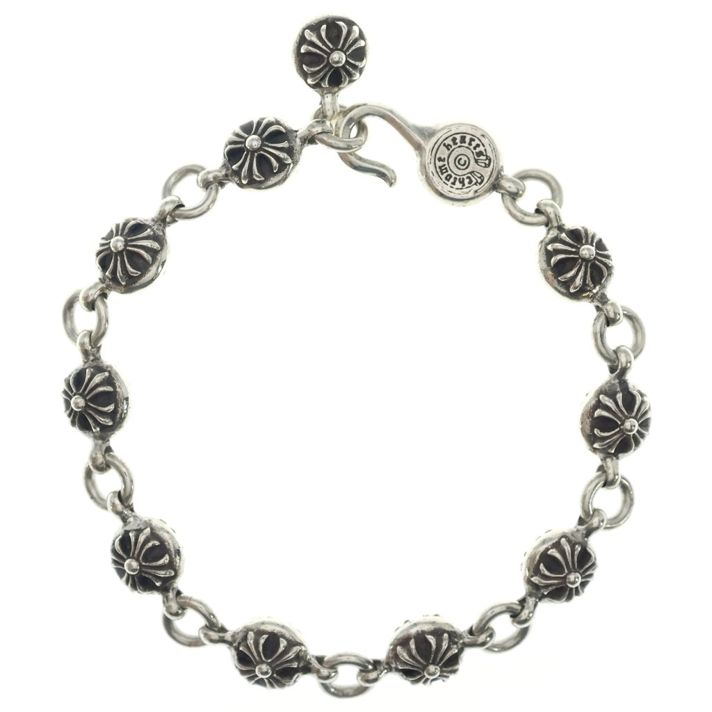 CHROME HEARTS(クロムハーツ) NO2 BALL #2クロスボールブレスレット シルバー BCA176