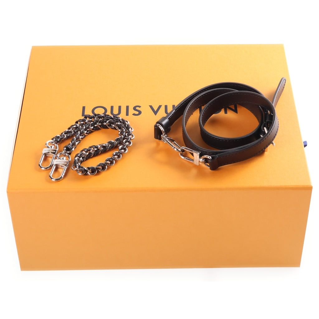 LOUIS VUITTON(ルイヴィトン) モノグラム ボールド オンザゴー PM 2WAYハンドバッグ ショルダーバッグ ブラック レザー M14576 シルバー金具 レディース