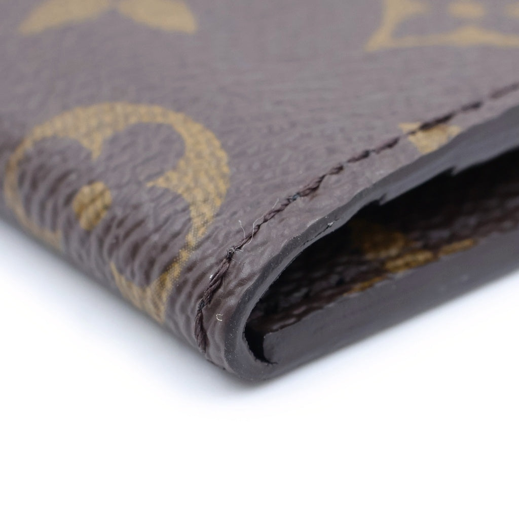 LOUIS VUITTON(ルイヴィトン) モノグラム オーガナイザードゥポッシュ カードケース 名刺入れ PVC レザー ブラウン RFID レディース