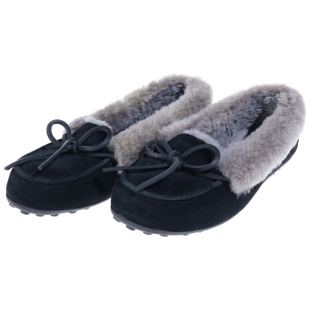 UGG(アグ) ムートンフラットシューズ ローファー ブラック レディース