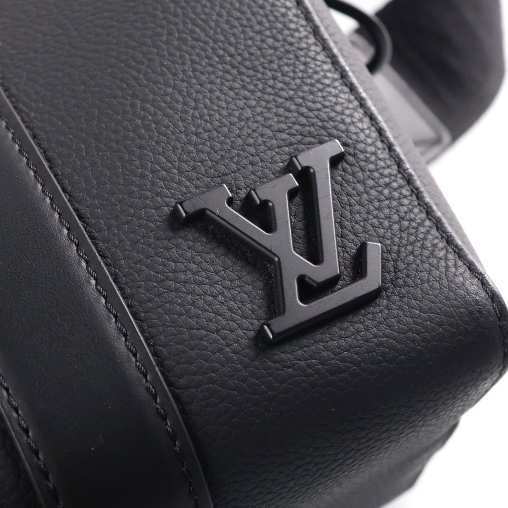 LOUIS VUITTON(ルイヴィトン) アエログラム シティキーポル ショルダーバッグ ブラック カーフレザー M59328 レディース