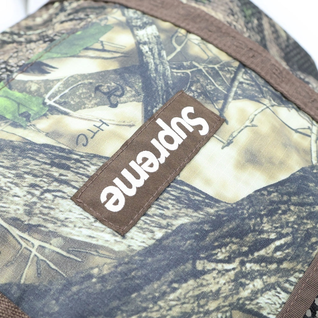 SUPREME(シュプリーム) 25SS Mesh Tote Bag Camo メッシュトートバッグ カモ ロゴ カーキ レディース