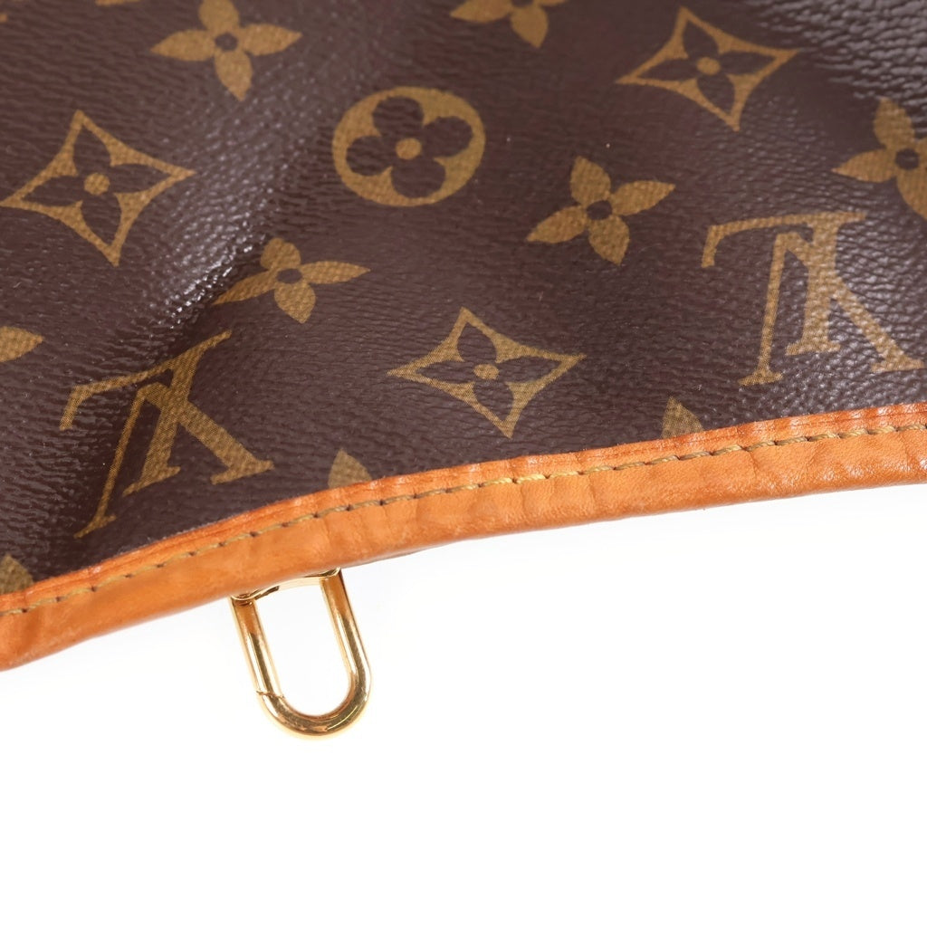LOUIS VUITTON(ルイヴィトン) モノグラム ディライトフルMM ピヴォワンヌ ハンドバッグ トートバッグ ブラウン レザー×PVC M50157 ゴールド金具 レディース