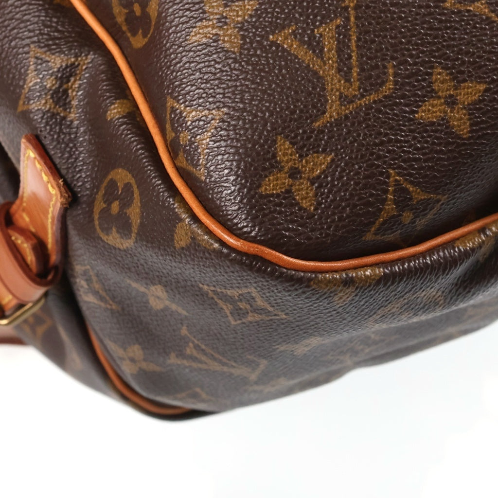 LOUIS VUITTON(ルイヴィトン) モノグラム ソミュール35 ショルダーバッグ ブラウン PVC×レザー M42254
