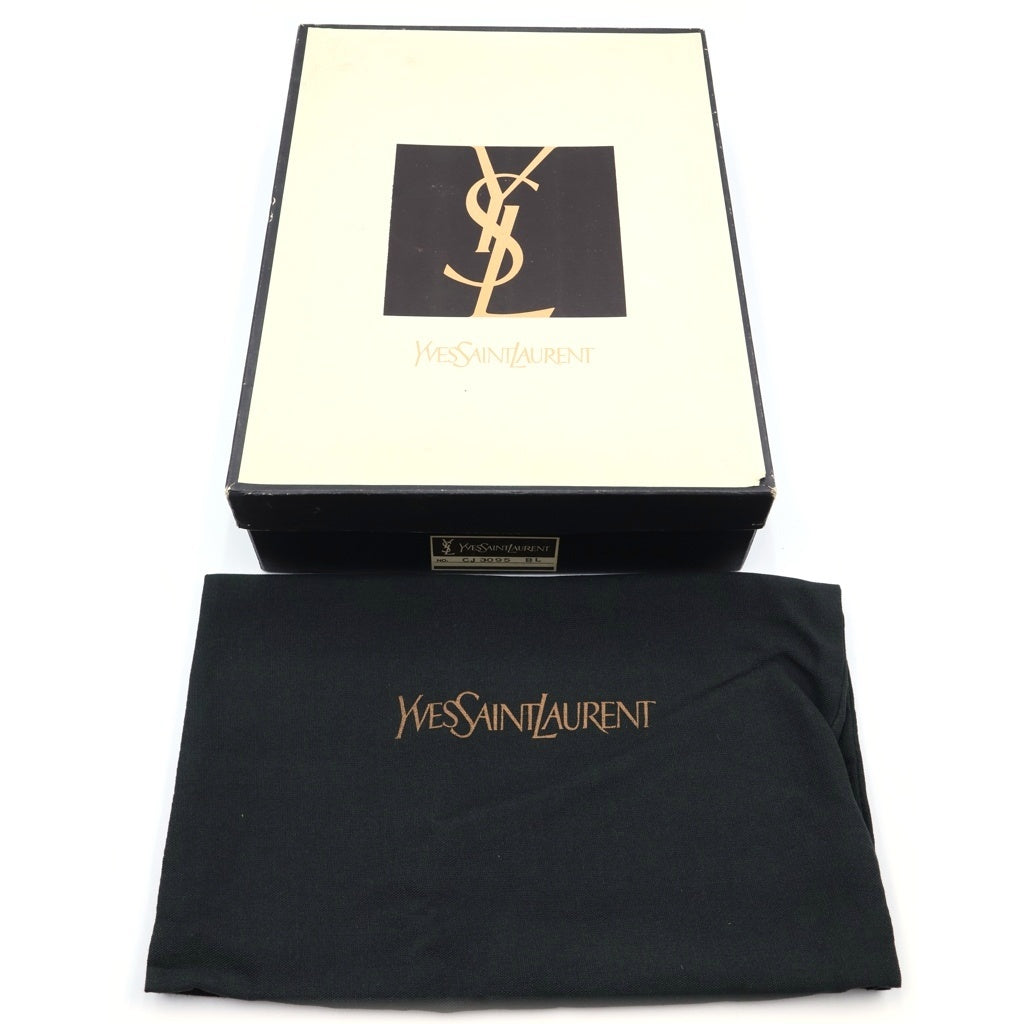 YVES SAINT LAURENT(イヴサンローラン) レザー ショルダーバッグ ブラウン レディース