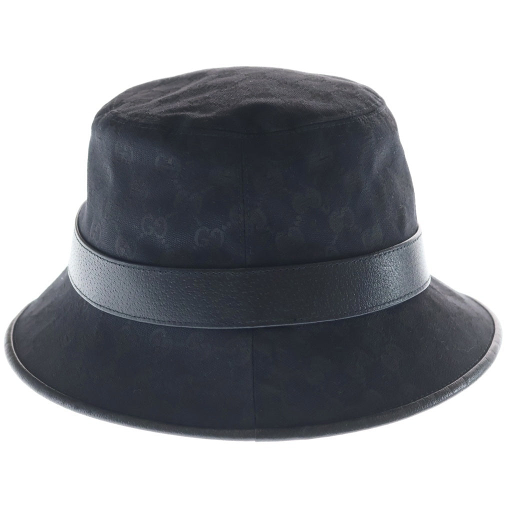 GUCCI(グッチ) バケットハット GGキャンバス ブラック 576587