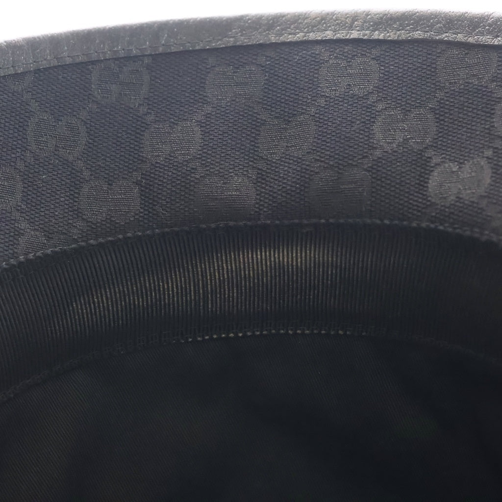 GUCCI(グッチ) バケットハット GGキャンバス ブラック 576587