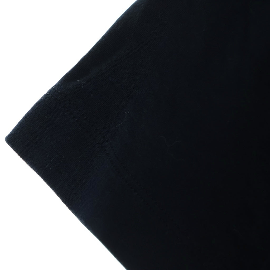 LOUIS VUITTON(ルイヴィトン) 19SS サイドストラップ Tシャツ カットソー 半袖 コットン ブラック RW191W JG2 FGTS03