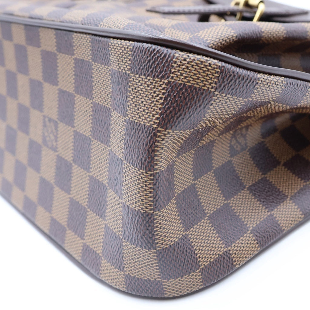 LOUIS VUITTON(ルイヴィトン) ダミエ ユゼス PVC レザー トートバッグ ゴールド金具 ブラウン N51128 レディース