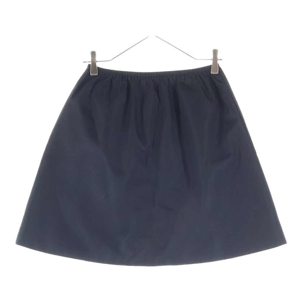 PRADA(プラダ) RE-NYLON FRONT ZIP SKIRT トライアングルロゴ フロントジップ ナイロンスカート ブラック 21Y881 S202 1WQ8 レディース