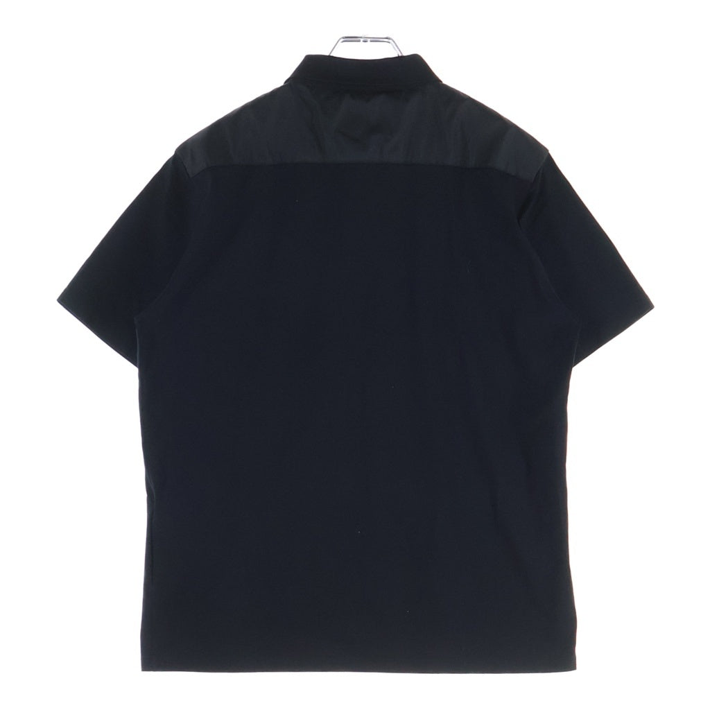 PRADA(プラダ) Re-Nylon フロントポケットポロシャツ ブラック #M CN 180/96 A レディース