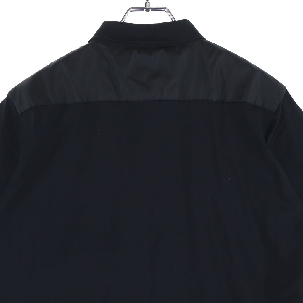 PRADA(プラダ) Re-Nylon フロントポケットポロシャツ ブラック #M CN 180/96 A レディース