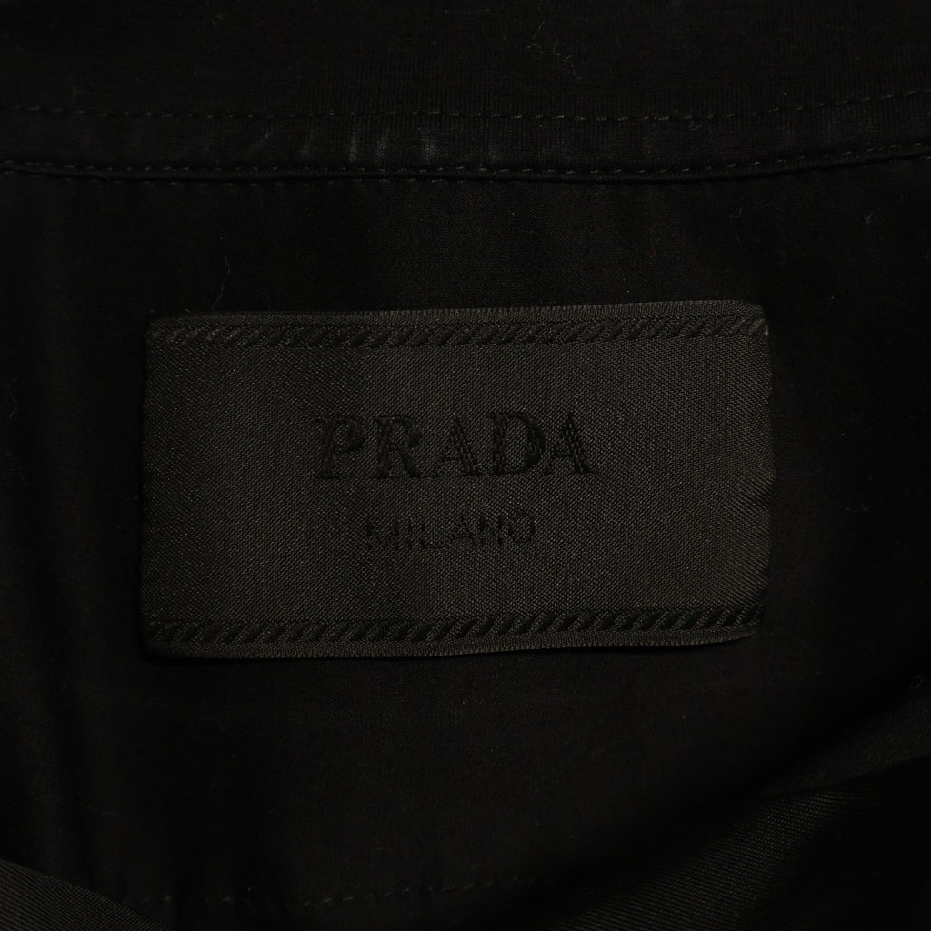PRADA(プラダ) Re-Nylon フロントポケットポロシャツ ブラック #M CN 180/96 A レディース