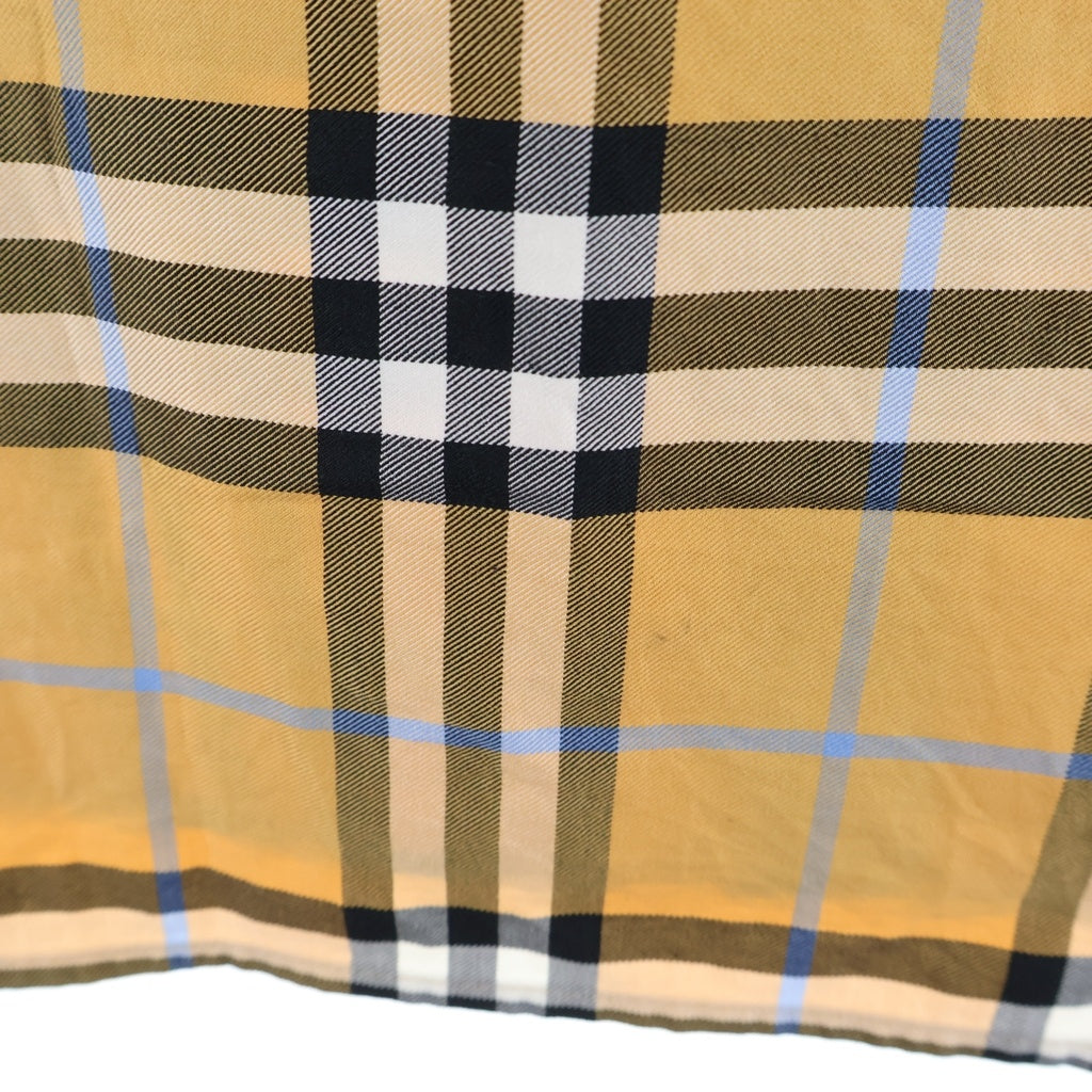 BURBERRY(バーバリー) CAXBRIDGE ノバチェック コットンシャツ オレンジ #XS 80715231 145868 B6234