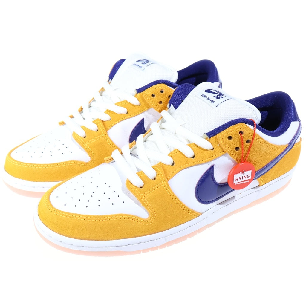 NIKE SB(ナイキエスビー) DUNK LOW LASER ORANGE ローカットスニーカー US11/29.0cm BQ6817-800 イエロー/ブルー