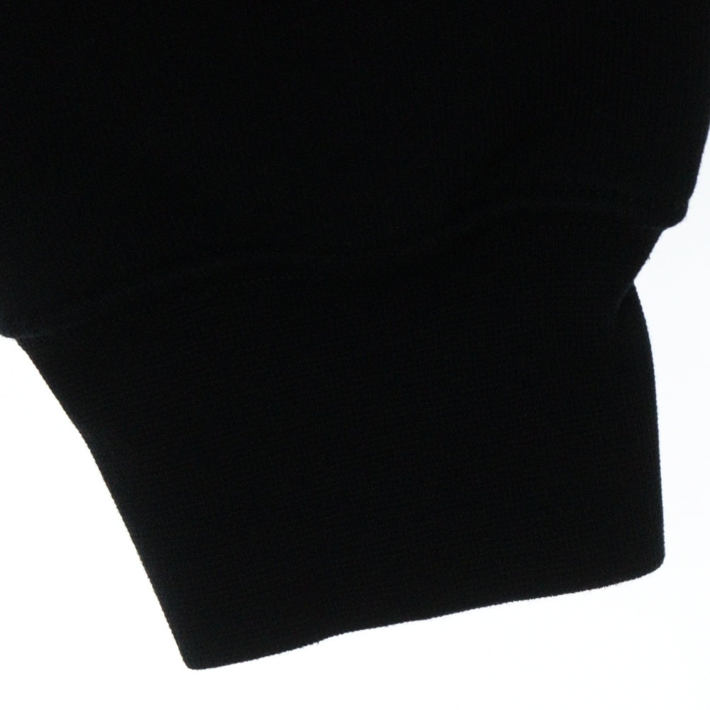 LU'U DAN(ルーダン) 25SS OVERSIZED HOODIE オーバーサイズプルオーバーフーディーパーカー ブラック MT076J_CF