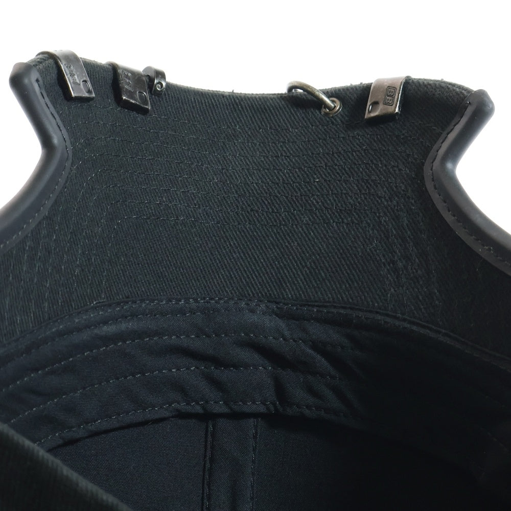 BALENCIAGA(バレンシアガ) ピアッシング ベースボールキャップ 帽子 ブラック 788749