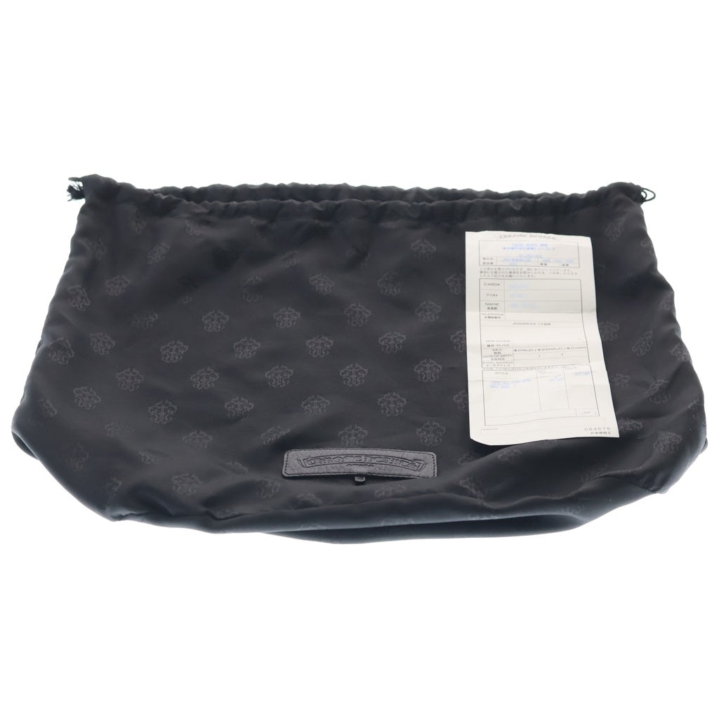 CHROME HEARTS(クロムハーツ) #1 SNAT PACK スナットパック ダガージップ ガンスリンガーベルト レザーウエストバッグ ブラック BCA378