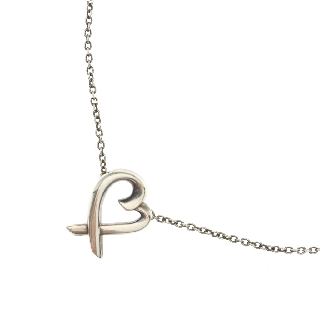 TIFFANY & Co.(ティファニー) ラビングハート ネックレス シルバー レディース