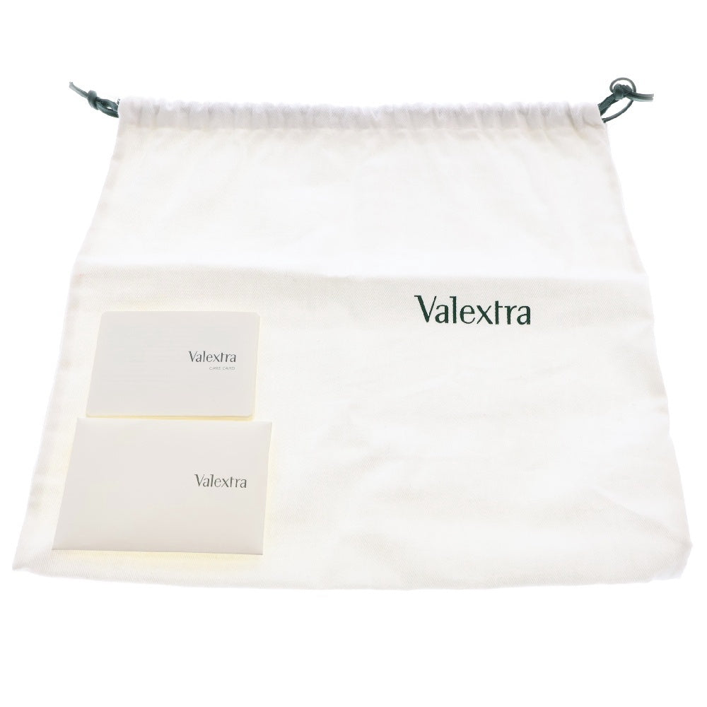 Valextra(ヴァレクストラ) イジィデ チェーン ショルダーバッグ パウダーブルー レザー ゴールド金具