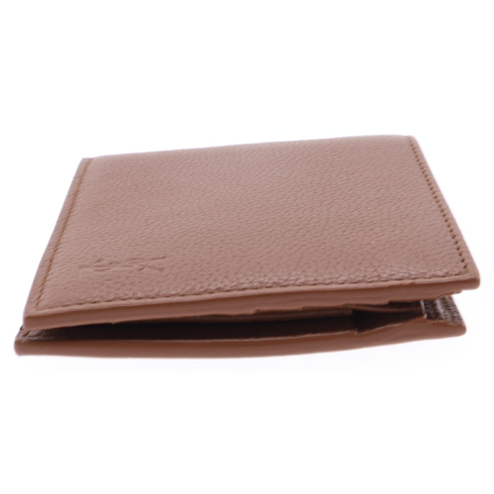 SAINT LAURENT PARIS(サンローランパリ) カサンドラ シャドウ イースト ウエストウォレット ブラウン レザー 687104 コンパクトウォレット 二つ折り財布