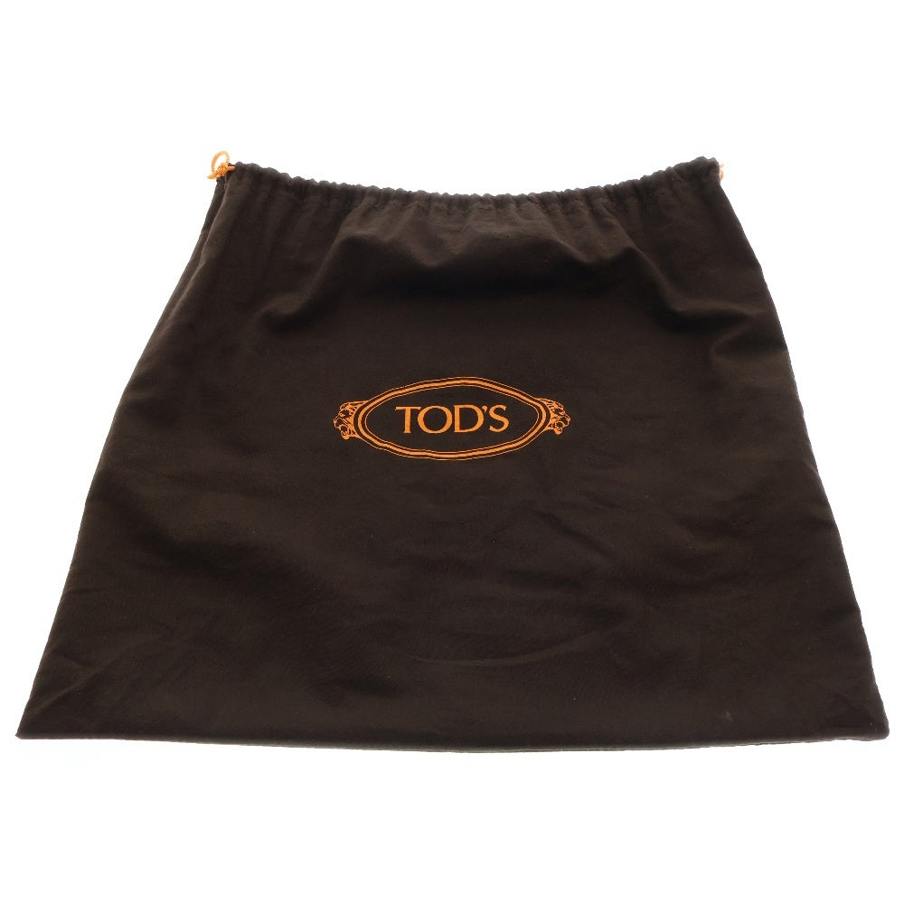 TOD'S(トッズ) ハンドバッグ ベージュ レザー 肩掛けバッグ シルバー金具