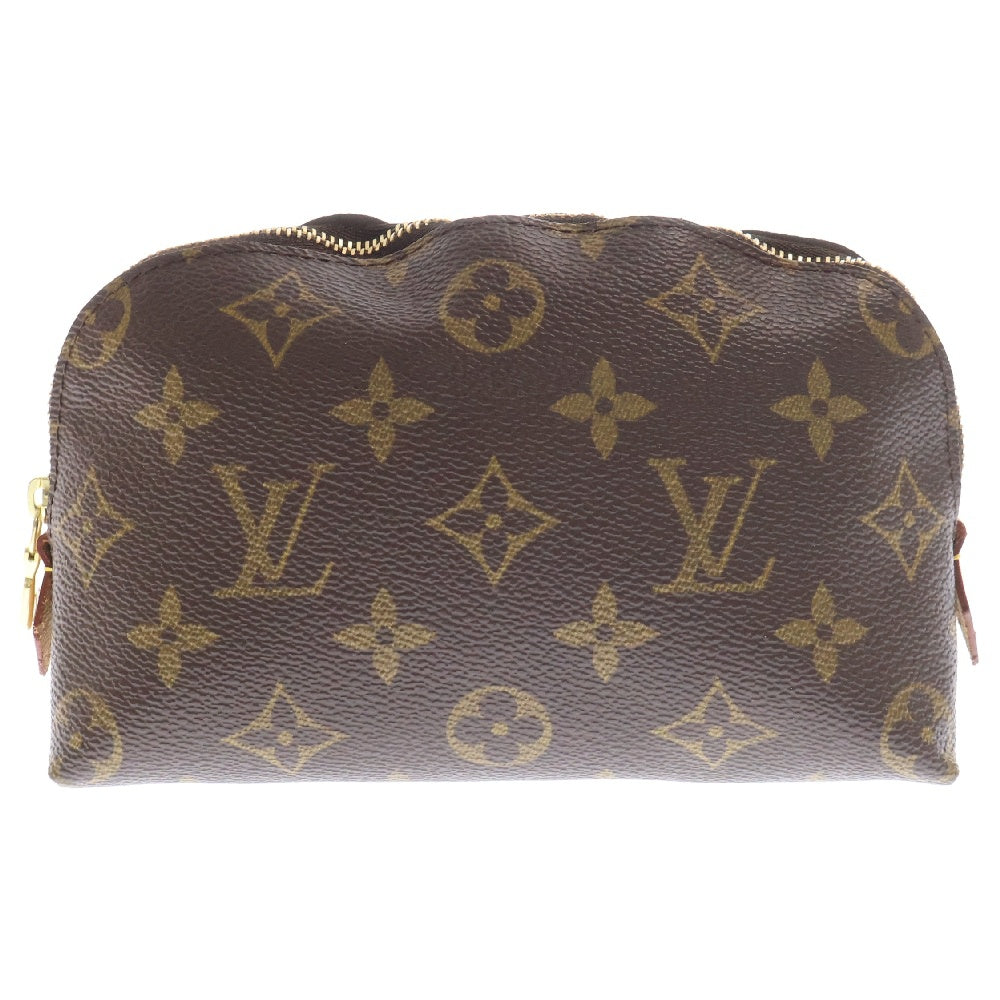 LOUIS VUITTON(ルイヴィトン) モノグラム ポシェットコスメティック ブラウン PVCレザー ポーチ 小物入れ M47515