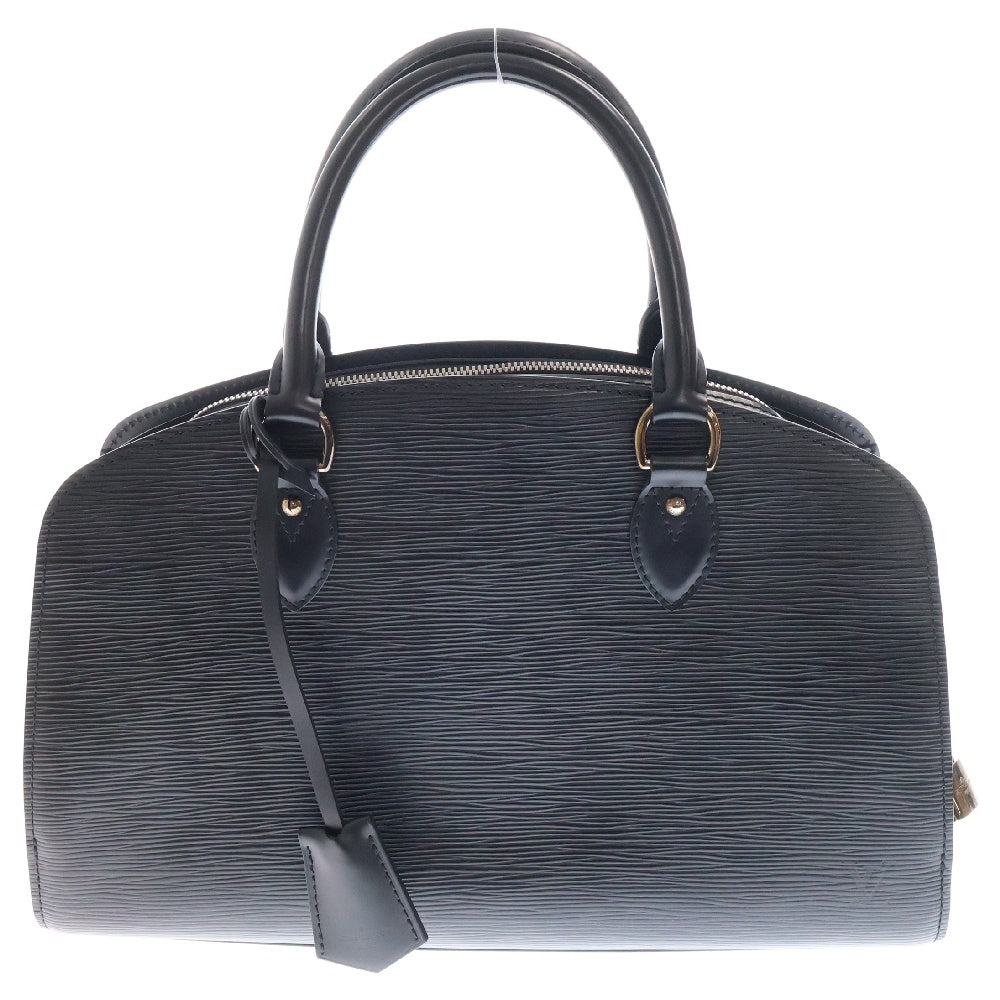 LOUIS VUITTON(ルイヴィトン) エピ ポンヌフPM ブラック レザー ハンドバッグ シルバー金具 M59072
