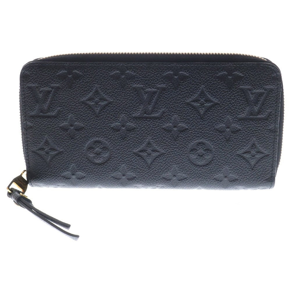 LOUIS VUITTON(ルイヴィトン) モノグラムアンプラント ジッピーウォレットロングウォレット 長財布 ブラック レザー M61864