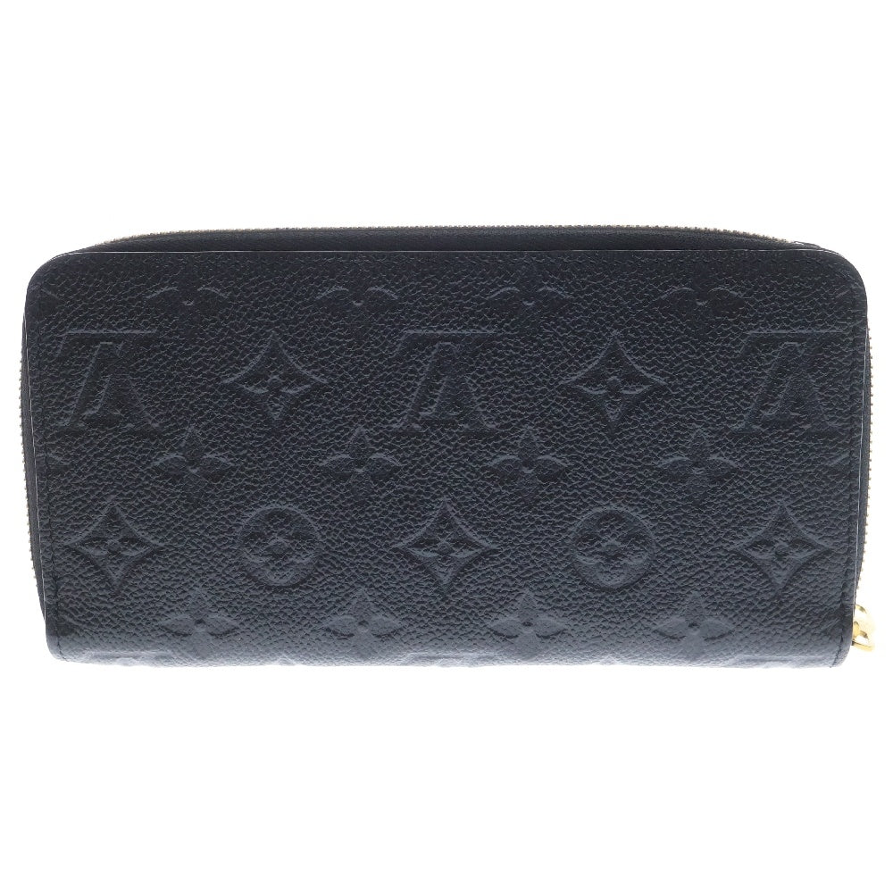 LOUIS VUITTON(ルイヴィトン) モノグラムアンプラント ジッピーウォレットロングウォレット 長財布 ブラック レザー M61864