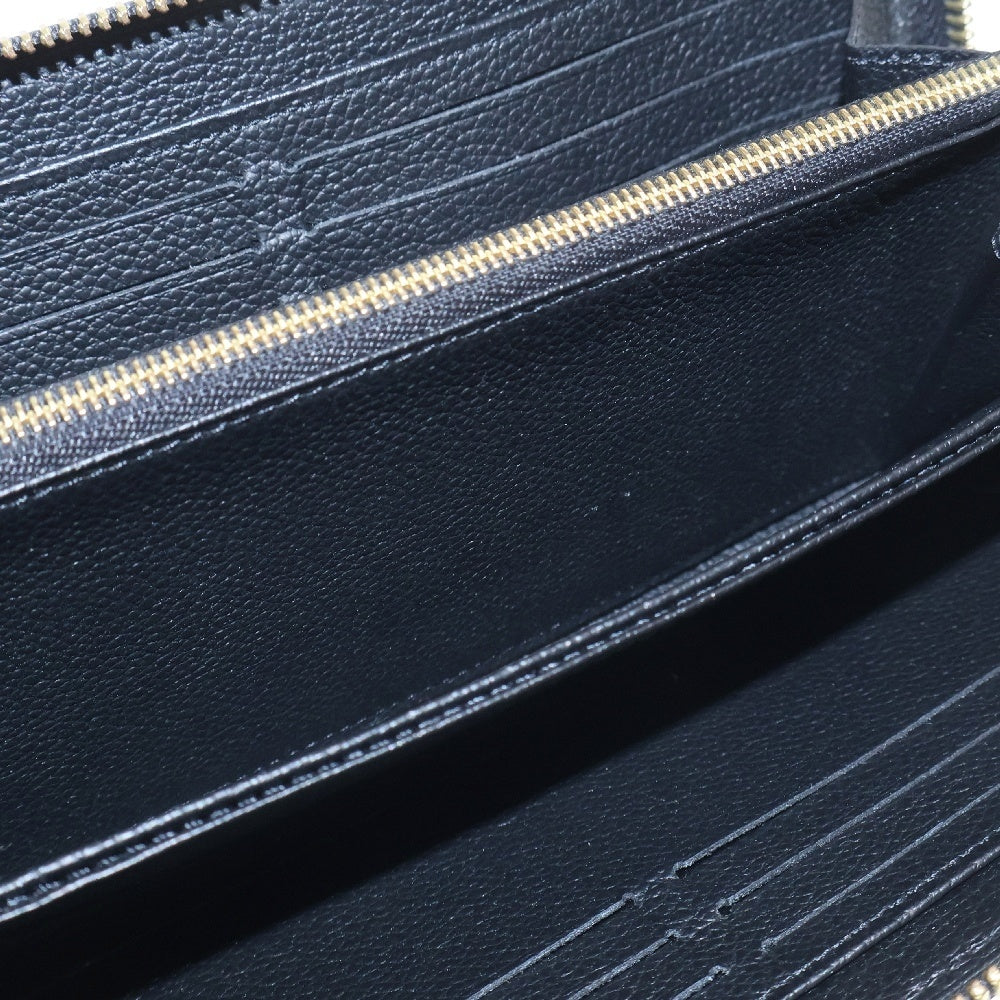 LOUIS VUITTON(ルイヴィトン) モノグラムアンプラント ジッピーウォレットロングウォレット 長財布 ブラック レザー M61864