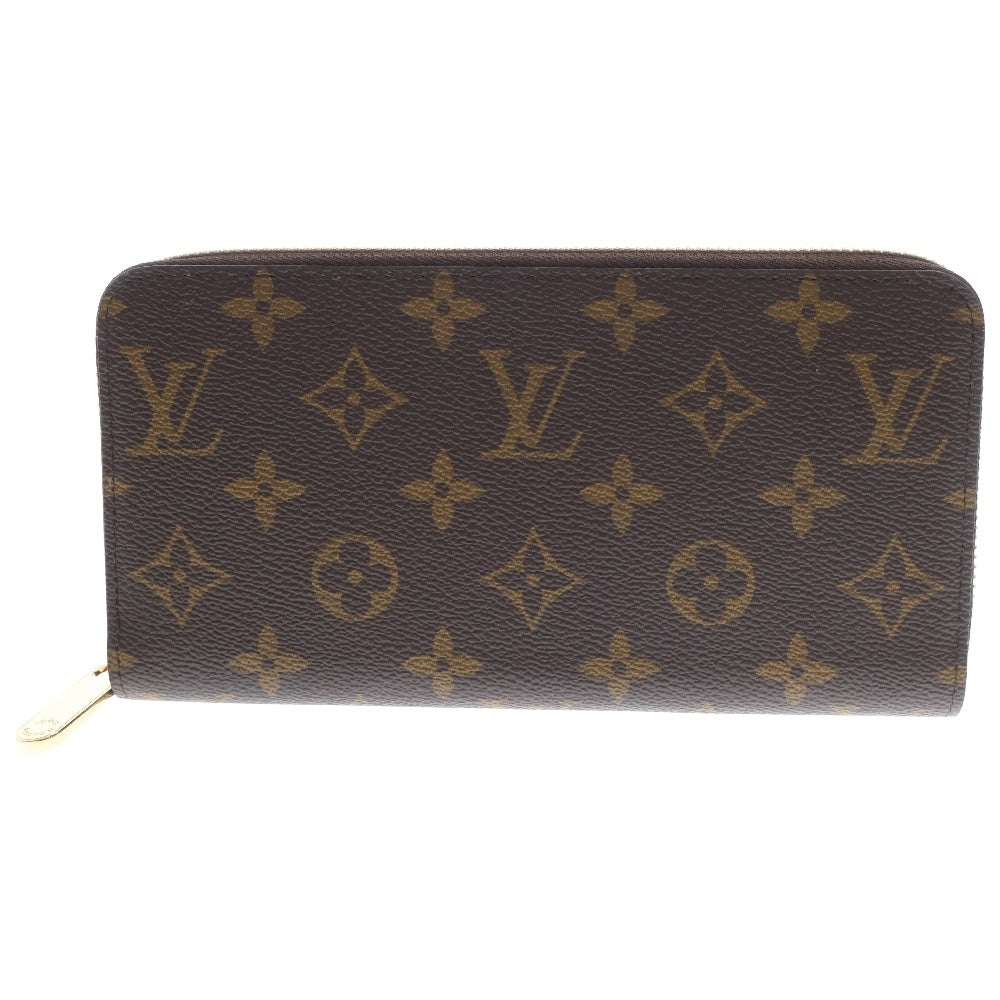 LOUIS VUITTON(ルイヴィトン) モノグラム ジッピーウォレット フューシャ ロングウォレット ブラウン PVCレザー 長財布 RFID M41895