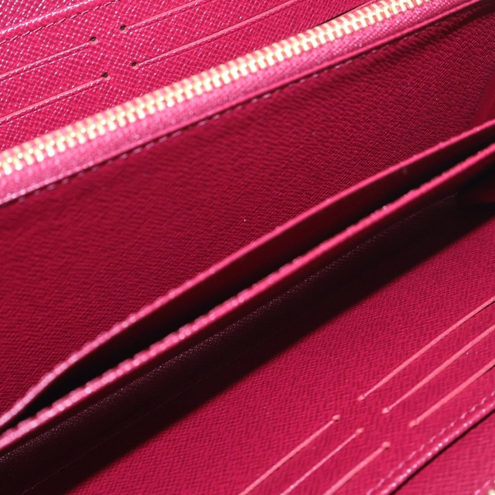 LOUIS VUITTON(ルイヴィトン) モノグラム ジッピーウォレット フューシャ ロングウォレット ブラウン PVCレザー 長財布 RFID M41895