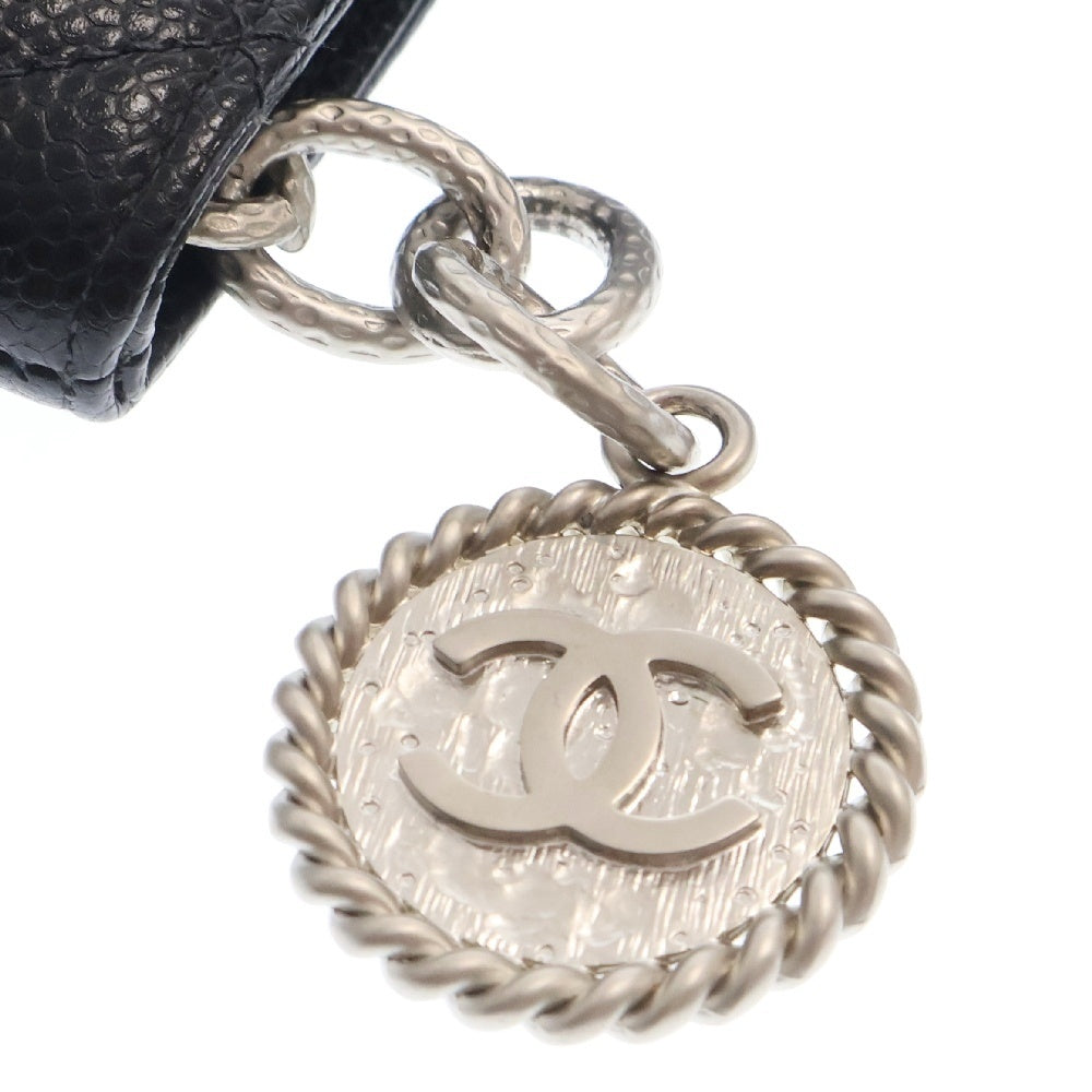 CHANEL(シャネル) トートバッグ 復刻トート ブラック シルバー金具 キャビアスキン レザー シリアルシール