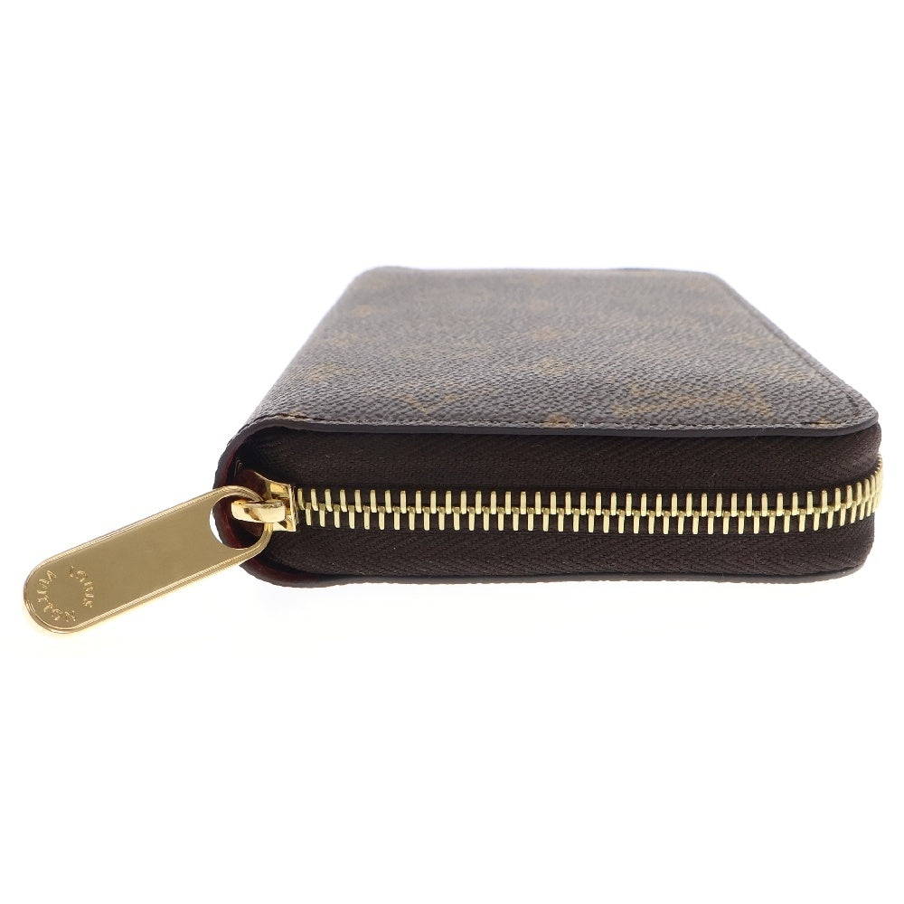 LOUIS VUITTON(ルイヴィトン) モノグラム ジッピーウォレット フューシャ ラウンドファスナー長財布 ブラウン PVCレザー RFID M41895