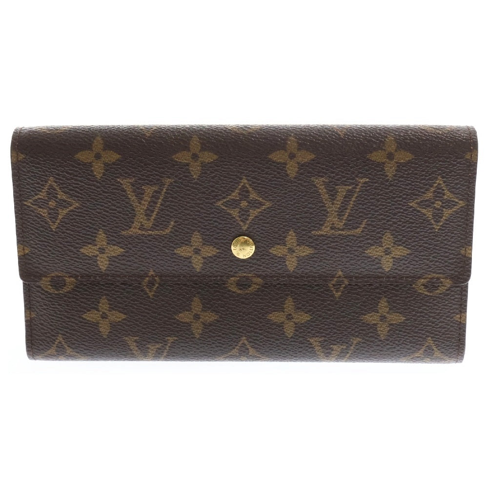 LOUIS VUITTON(ルイヴィトン) モノグラム ポルトトレゾール インターナショナル ロングウォレット 長財布 ブラウン M61215