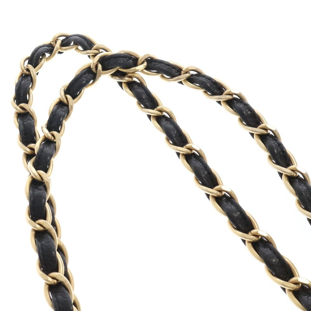 CHANEL(シャネル) マトラッセ キャビアスキン レザーチェーントートバッグ ショルダーバッグ ブラック