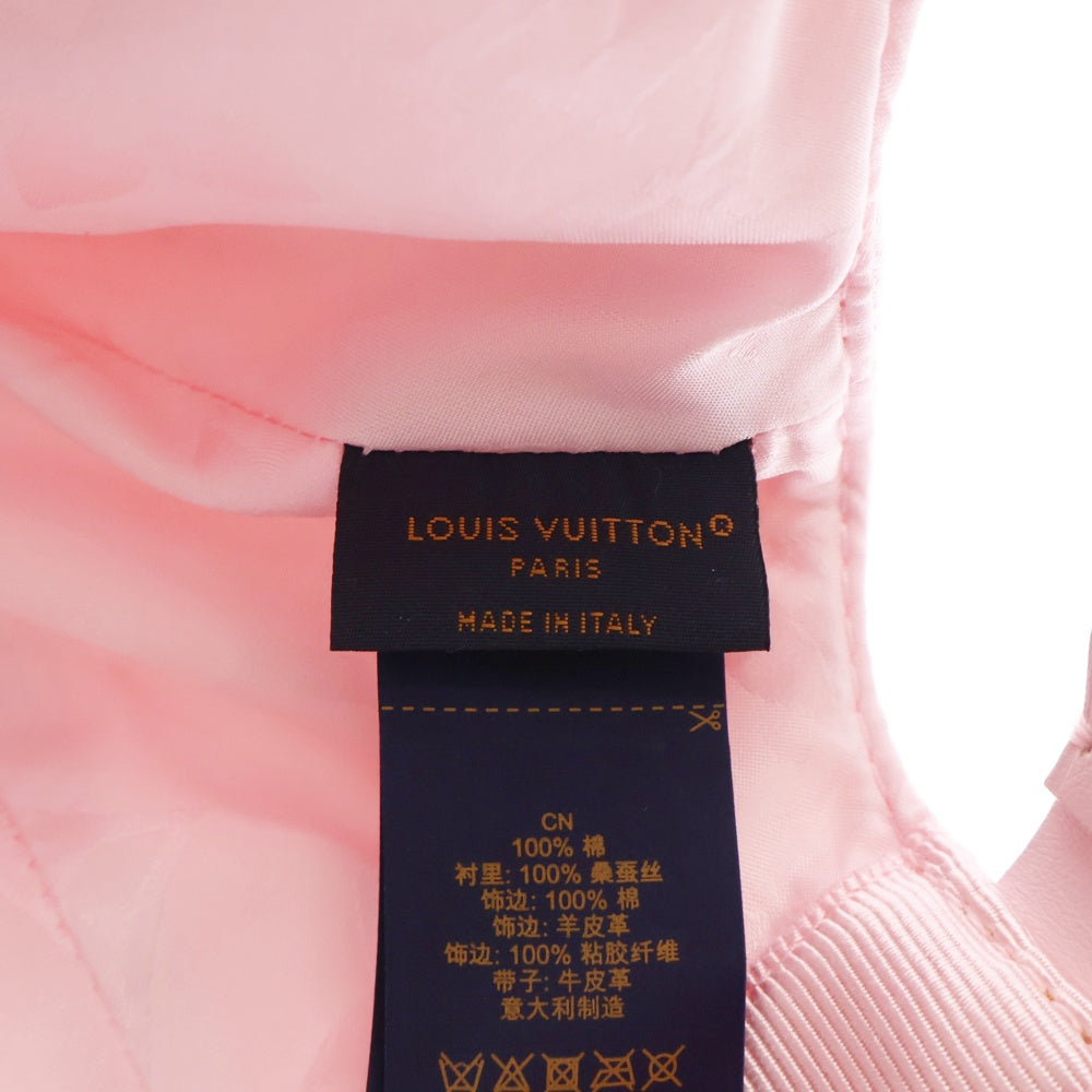 LOUIS VUITTON(ルイヴィトン) キャップ LV アイコニック ローズクレール ピンク コットン M7061M 帽子