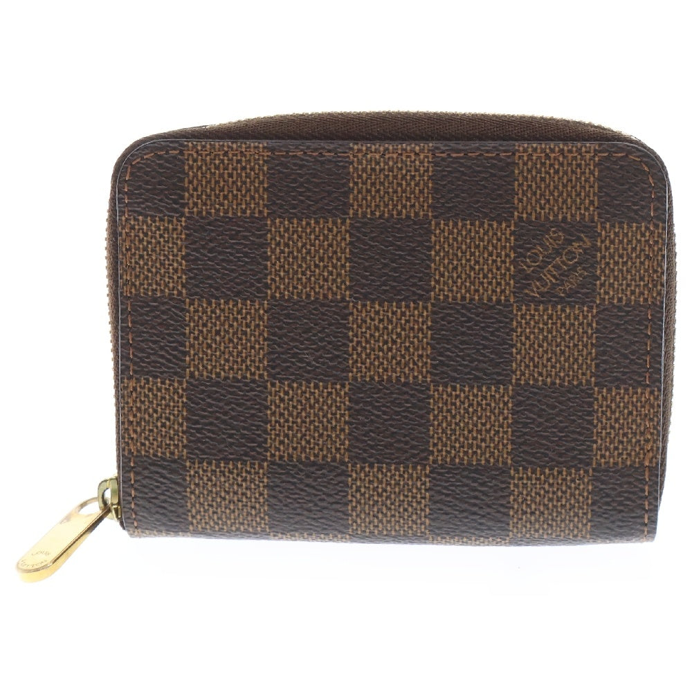 LOUIS VUITTON(ルイヴィトン) ダミエ エベヌ ジッピーコインパース コインケース ブラウン PVCレザー N63070