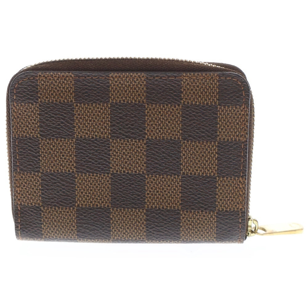 LOUIS VUITTON(ルイヴィトン) ダミエ エベヌ ジッピーコインパース コインケース ブラウン PVCレザー N63070