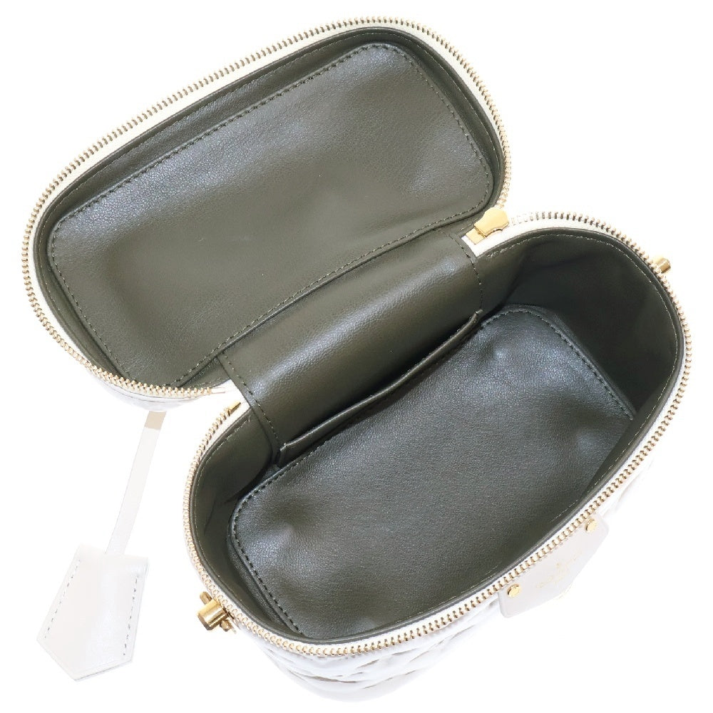 LOUIS VUITTON(ルイヴィトン) ヴァニティ PM クッサン LV パドロック レザーチェーンショルダーバッグ ホワイト M25219
