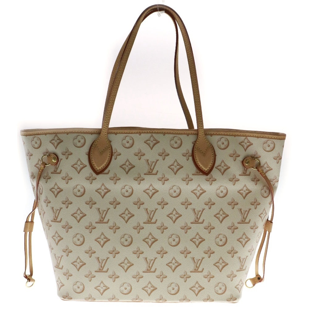 LOUIS VUITTON(ルイヴィトン) モノグラム フォール フォー ユー ネヴァーフルMM レザートートバッグ ホワイト M20921