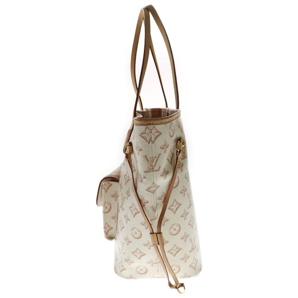 LOUIS VUITTON(ルイヴィトン) モノグラム フォール フォー ユー ネヴァーフルMM レザートートバッグ ホワイト M20921